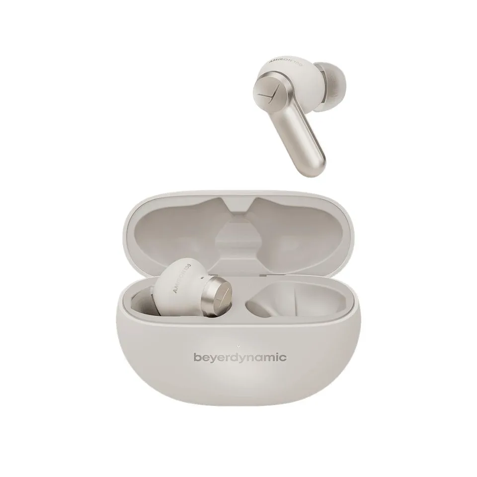 Beyerdynamic AMIRON 100 in-ear høretelefoner - cremefarvet Headset — produktfoto