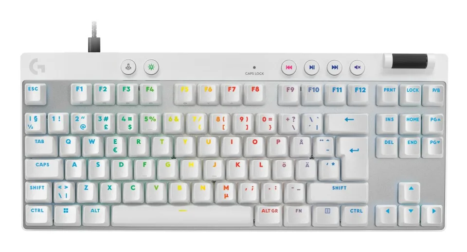 Logitech G - PRO X TKL RAPID tenkeyless gaming keyboard Tastatur — produktfoto