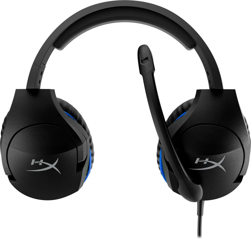 HyperX Cloud Stinger Kabling Headset Sort Blå — produktfoto