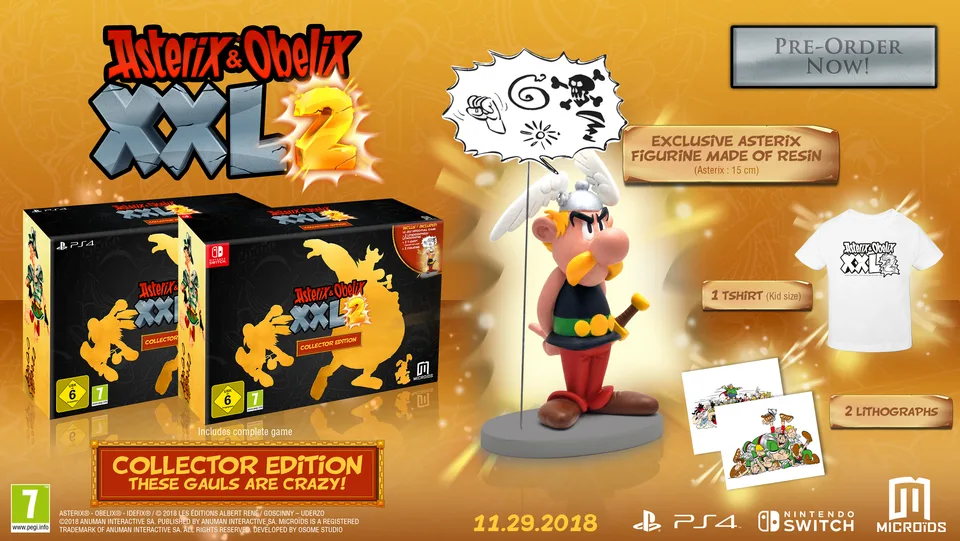 Asterix and Obelix XXL 2 (Collector's Edition) - Nintendo Switch — produktfoto