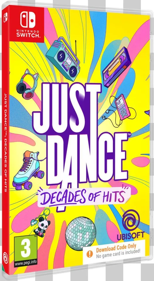 Just Dance: Decades of Hits - Nintendo Switch (Code in Box) — produktfoto