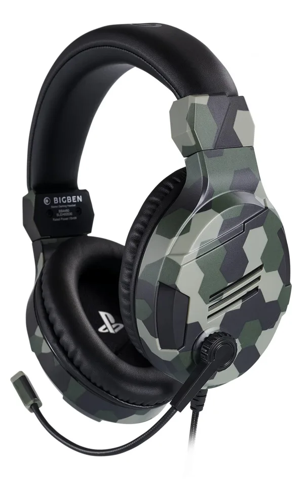 Nacon PS4 Gaming Headset V3 - Grøn - Headset - Sony — produktfoto
