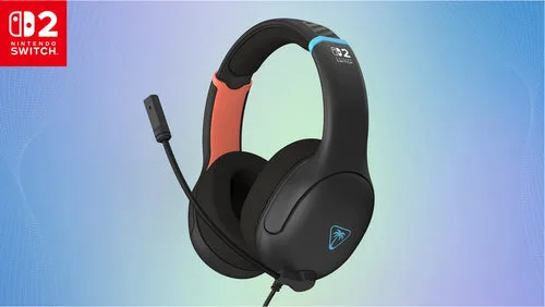 Turtle Beach Airlite Fit Headset Charcoal Black for Nintendo Switch™ 2 — produktfoto