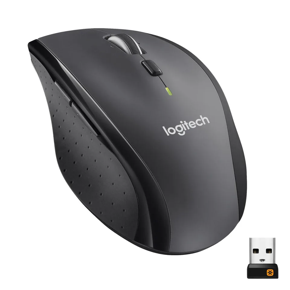 Logitech – Marathon M705 Wireless mouse CHARCOAL Mus — produktfoto