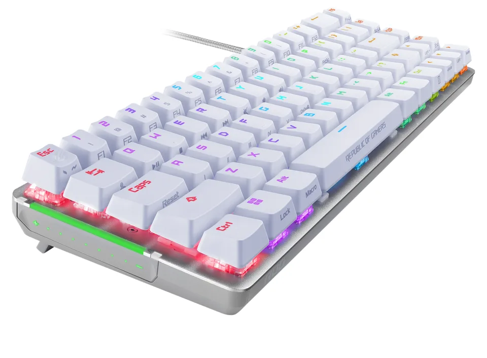 ASUS ROG Falchion Ace - Fransk AZERTY - Hvid Tastatur — produktfoto