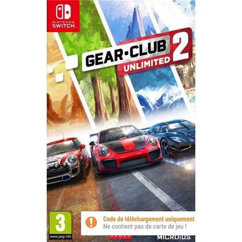 Gear.Club Unlimited 2 (Code in Box) - Nintendo Switch — produktfoto
