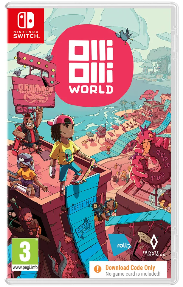 OlliOlli World (Kode i en Box) - Nintendo Switch — produktfoto