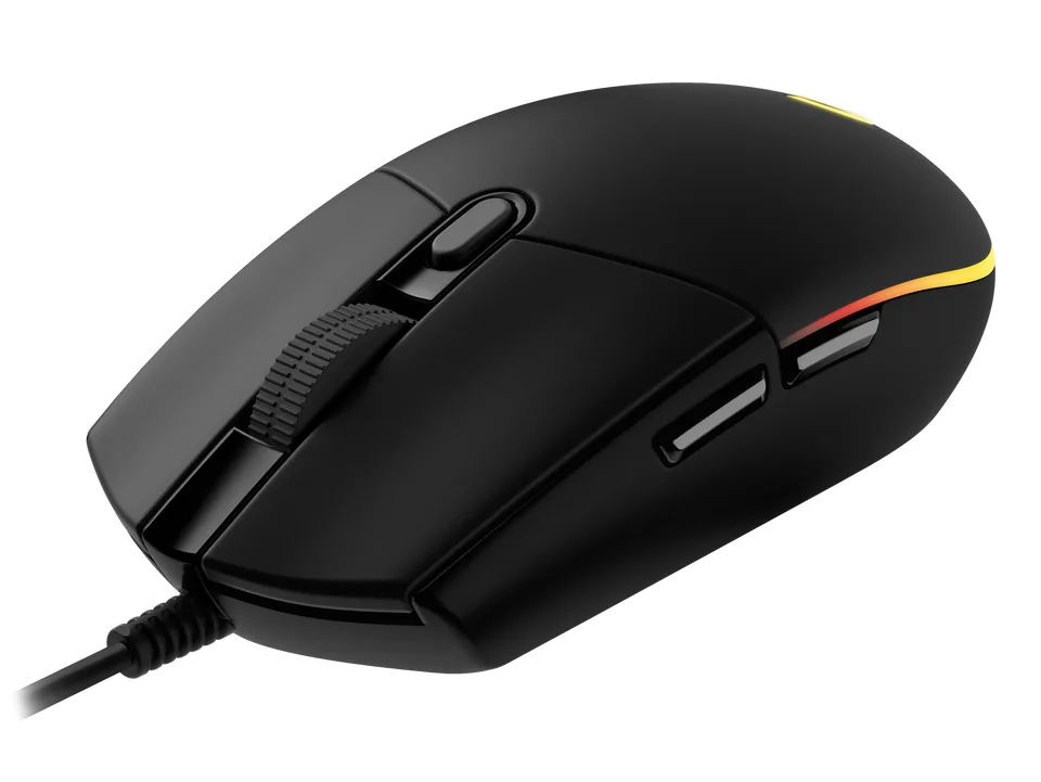 Logitech - G203 LIGHTSYNC Gaming mus sort — produktfoto