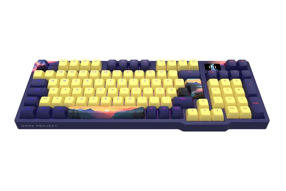 Dark Project - 98 Sunset - RGB Tastatur — produktfoto