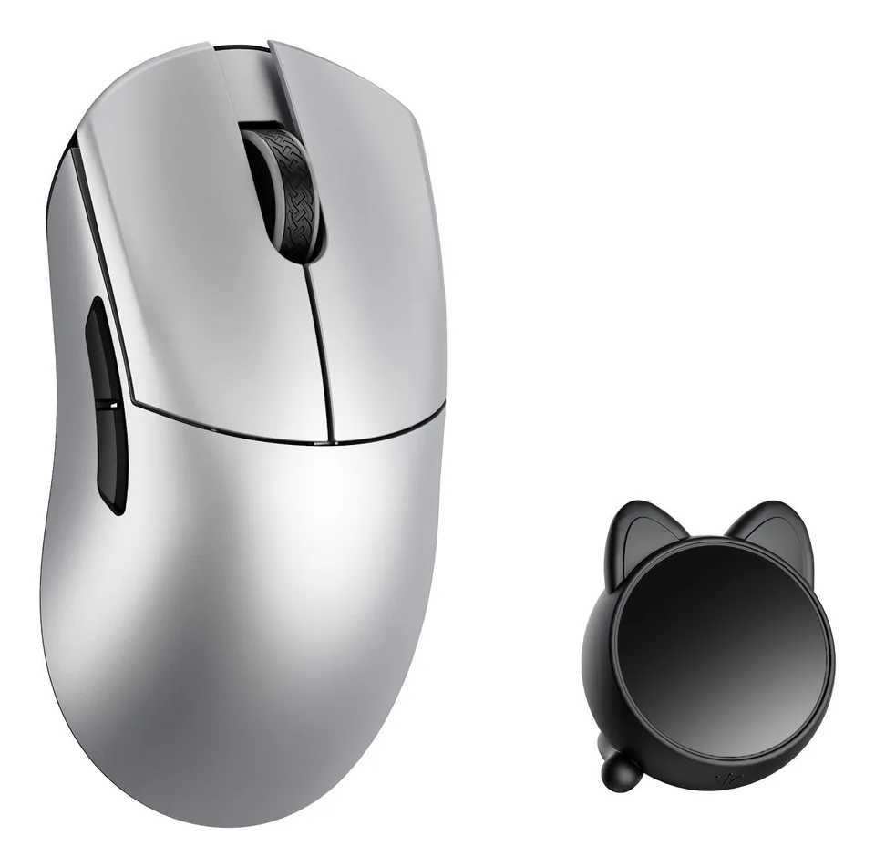 WLMouse HUAN trådløs 8K gamingmus - sølv — produktfoto