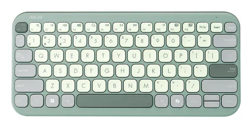 ASUS Marshmallow Keyboard KW100 - Grøn - Tysk Tastatur — produktfoto