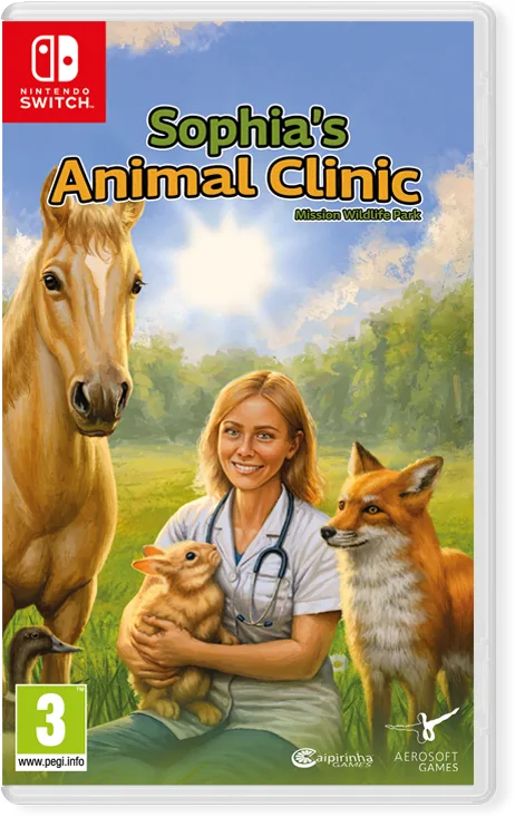 Sophia's Animal Clinic - Mission Wildlife Park - Nintendo Switch — produktfoto