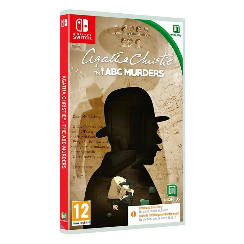 Agatha Christie The ABC Murders Switch Code in a Box – Nintendo Switch — produktfoto
