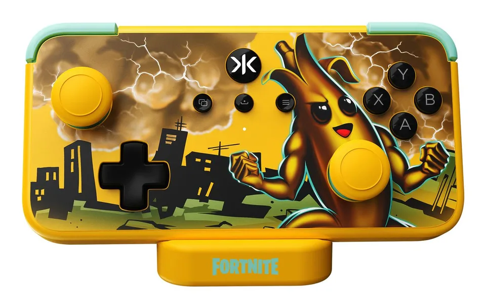 CRKD NEO S Peely Fortnite-controller med ladestation — produktfoto
