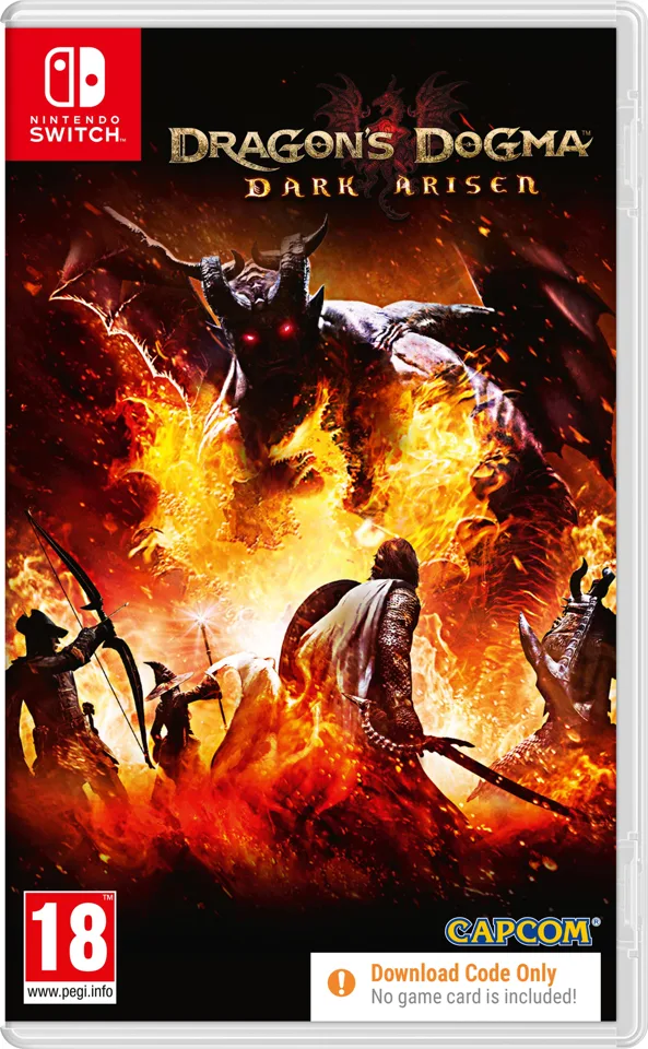 Dragon's Dogma: Dark Arisen - Switch - Downloadkode i boks – Nintendo Switch — produktfoto