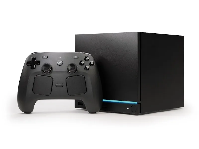 Valve Steam Machine med Controller AMD Zen 4 16GB 512GB SteamOS — produktfoto