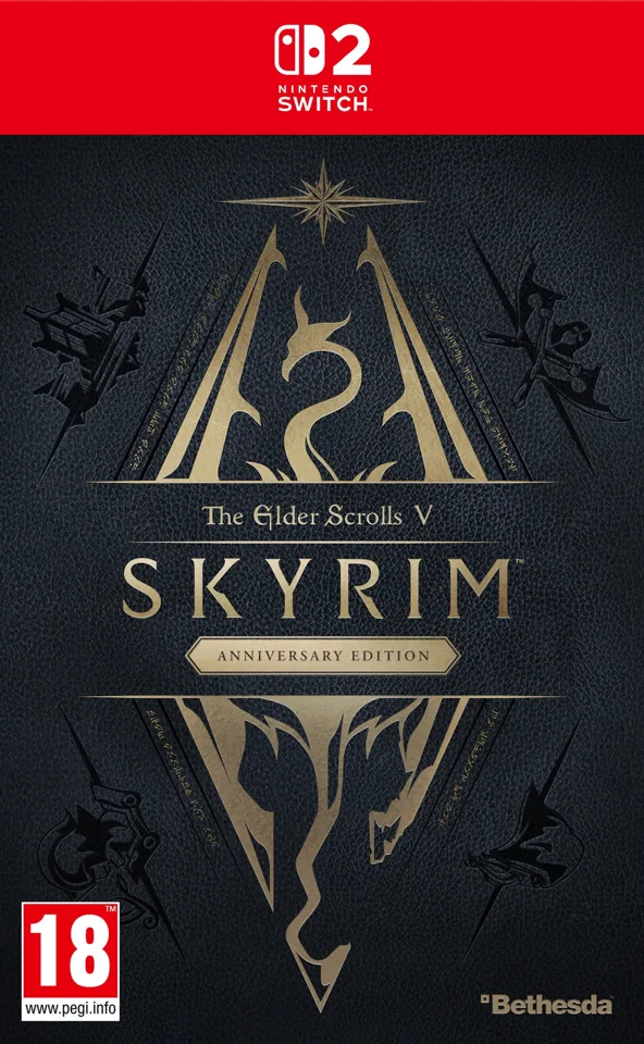Skyrim Anniversary Edition Switch 2 Code in a Box – Nintendo Switch 2 — produktfoto