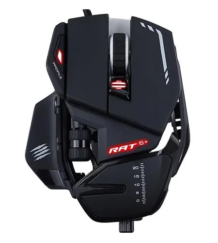 Mad Catz R.A.T. 6+ gamingmus - sort — produktfoto