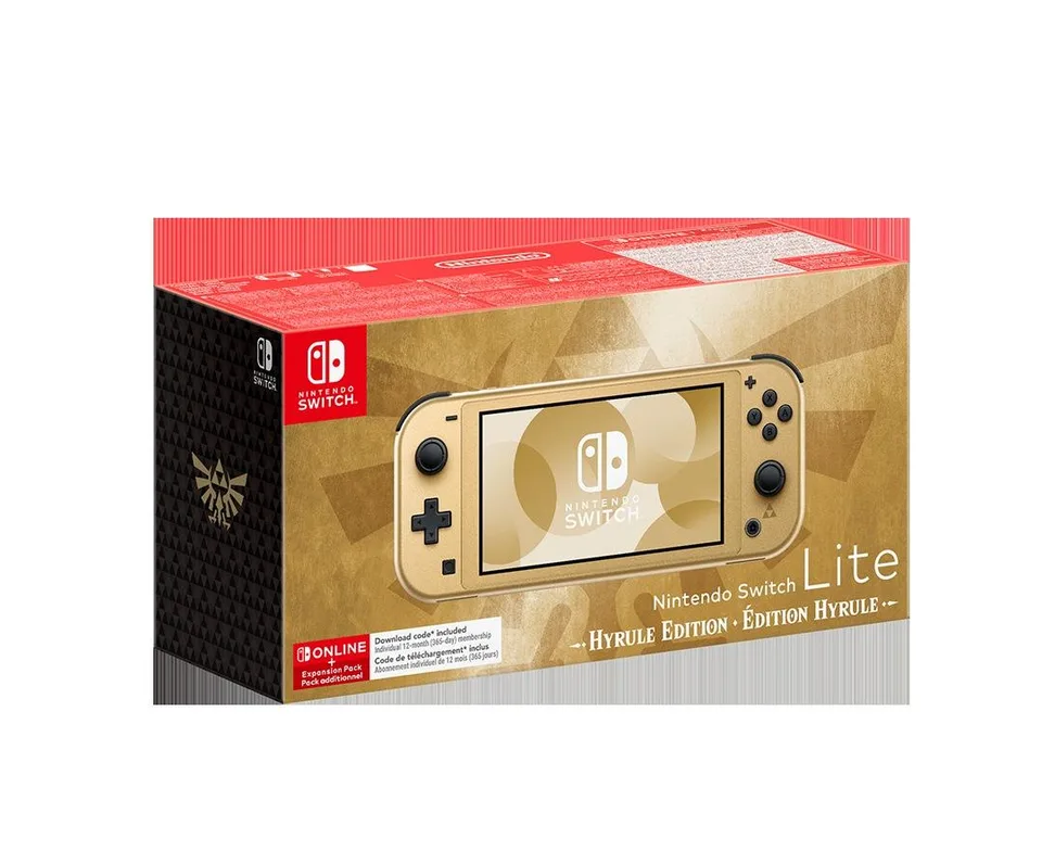 Nintendo Switch Lite Hyrule Edition — produktfoto