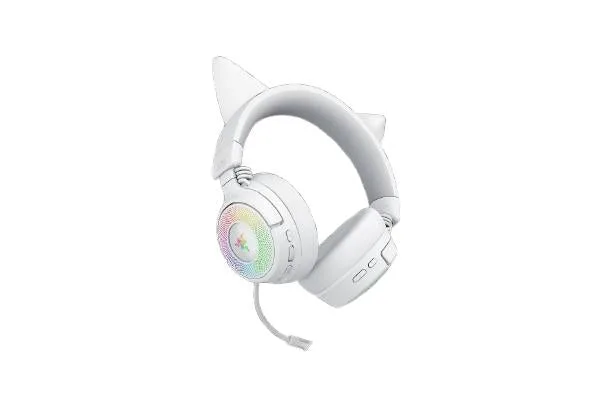 Razer Kraken Kitty V3 Pro - White Headset — produktfoto