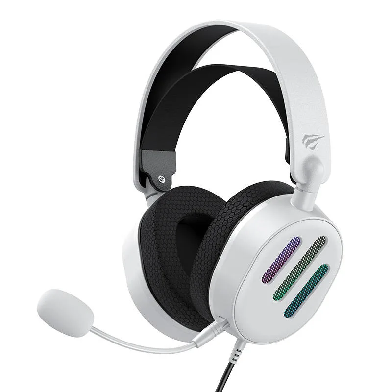 Gaming Headphones Havit H2038U RGB (white) Headset — produktfoto