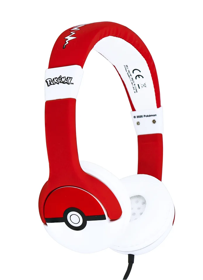 OTL - Junior Headphones - Pokemon Pokeball (856542) Headset — produktfoto
