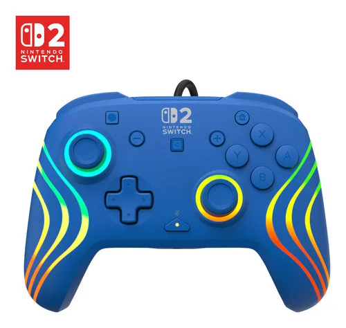 Turtle Beach Afterglow Wave Wired - Switch-controller, blå — produktfoto