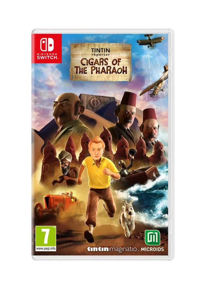 Tintin Reporter Cigars of the Pharaoh nintendo switch — produktfoto