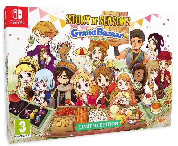 Story of Seasons: Grand Bazaar (Limited Edition) Nintendo switch — produktfoto
