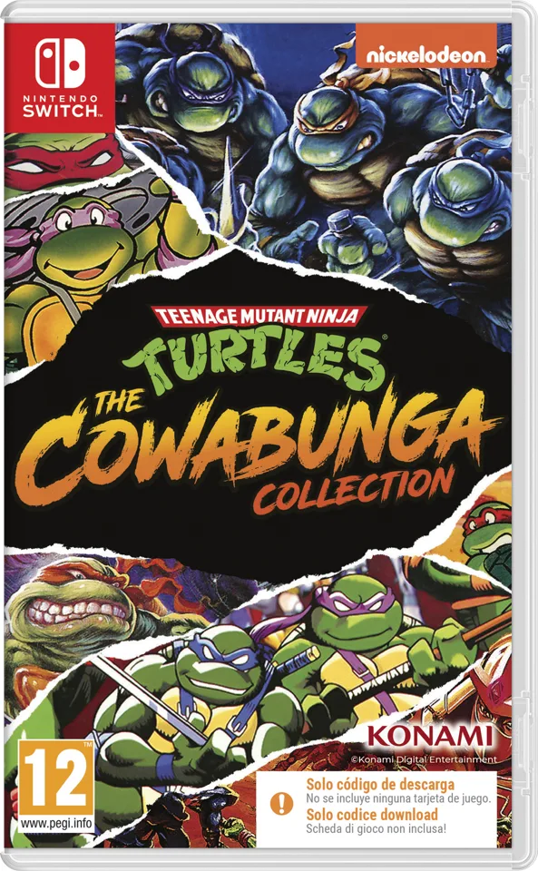 TMNT: The Cowabunga Collection - Switch - Downloadkode i boks – Nintendo Switch — produktfoto