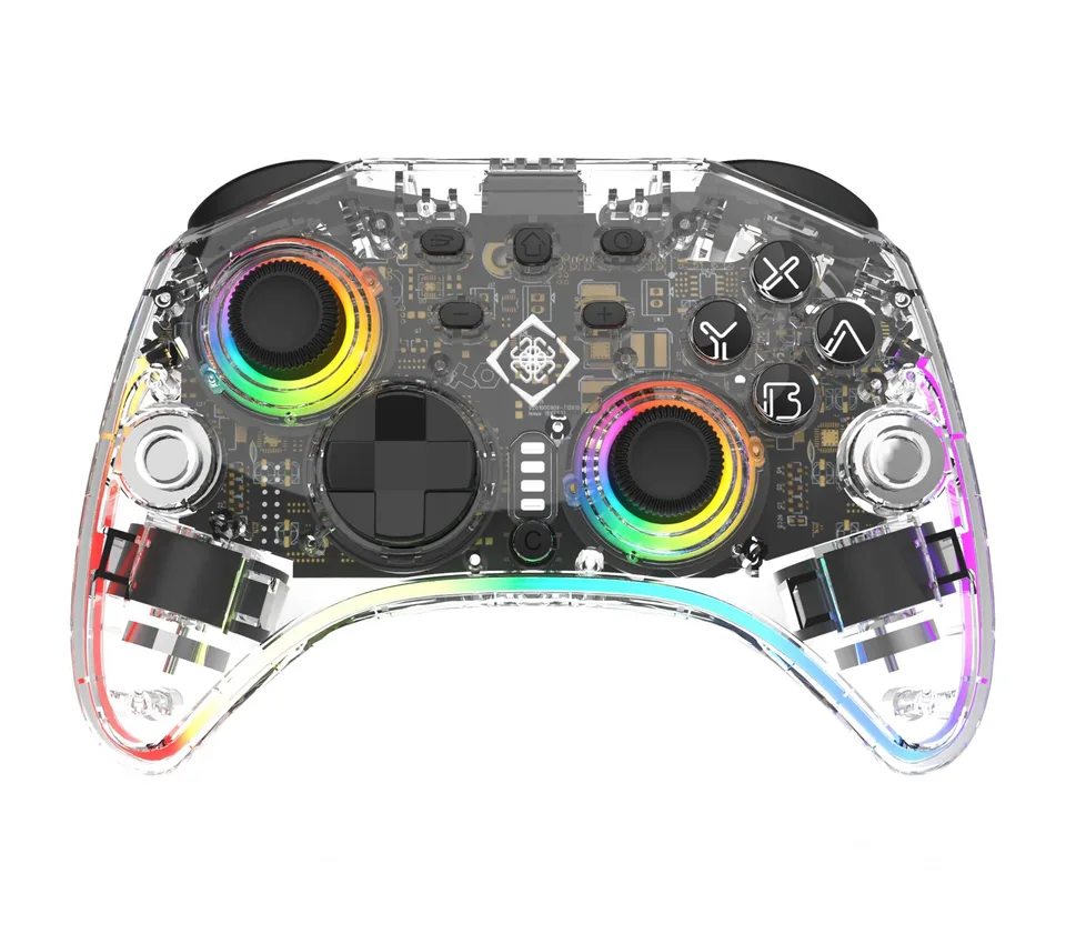 Deltaco Gaming GAM-198-T trådløs Switch 2-controller - transparent — produktfoto