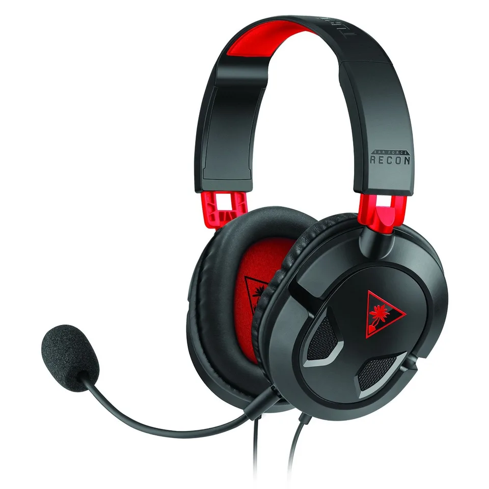 Turtle Beach Recon 50 Kablet Gaming Headset - Sort/Rød — produktfoto
