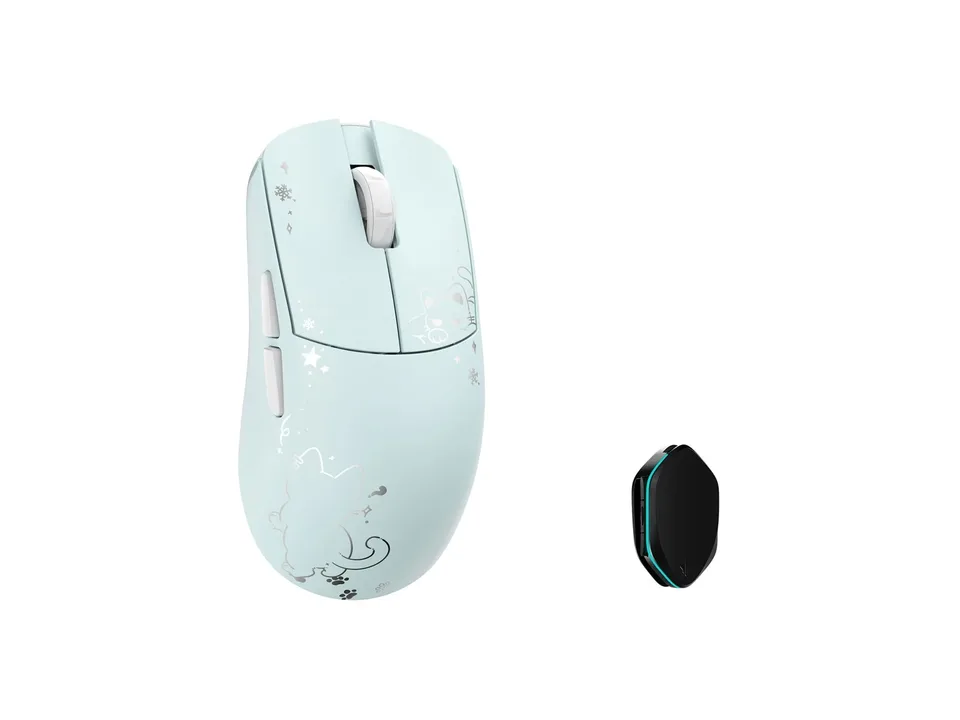 WLMouse Ying - Blue Cat (Omron Optical) Wireless 8K Magnesium Mouse Mus — produktfoto