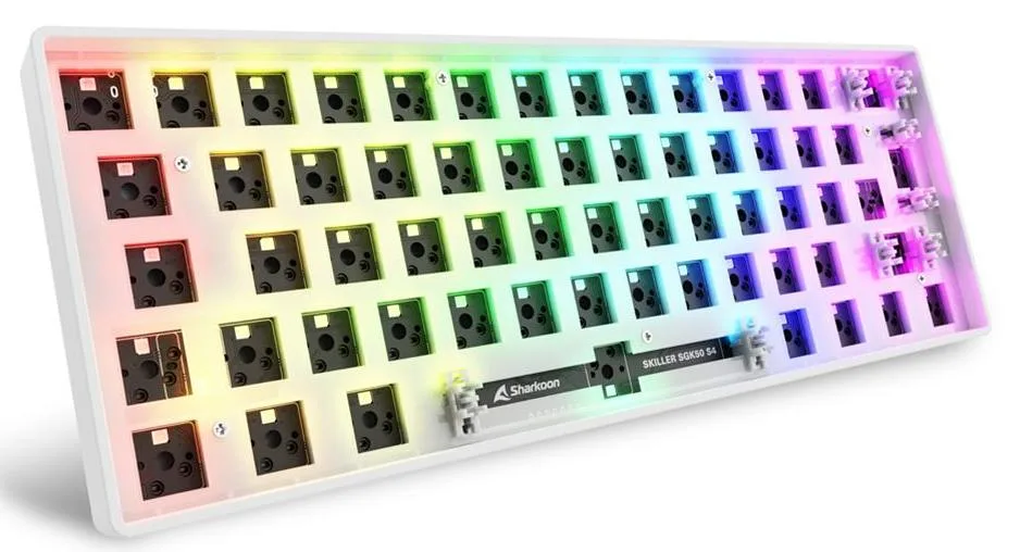 Sharkoon SGK50 S4 Gen2 Barebone - hvid Tastatur — produktfoto