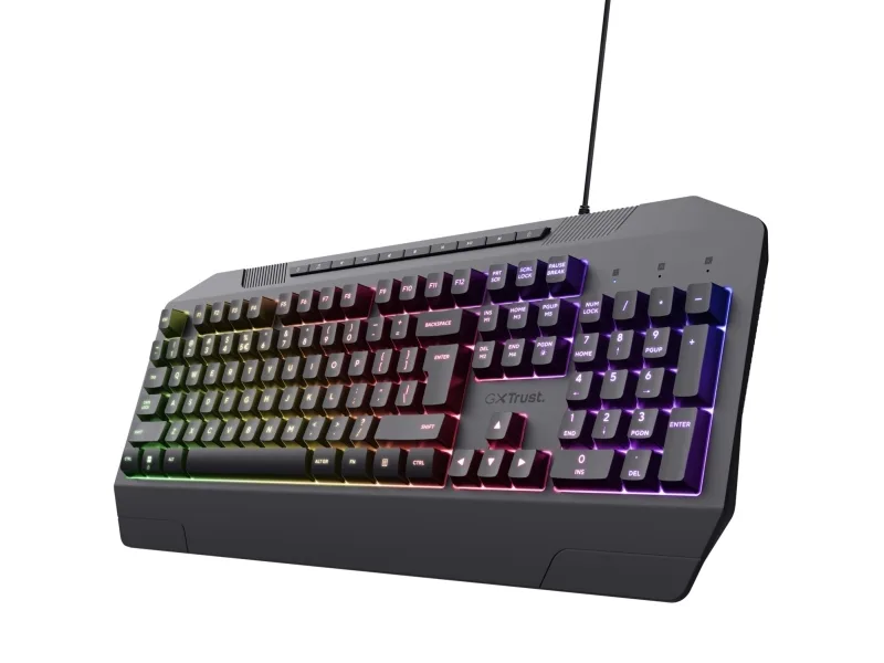 TRUST GXT836 EVOCX GAMING TASTATUR ND — produktfoto
