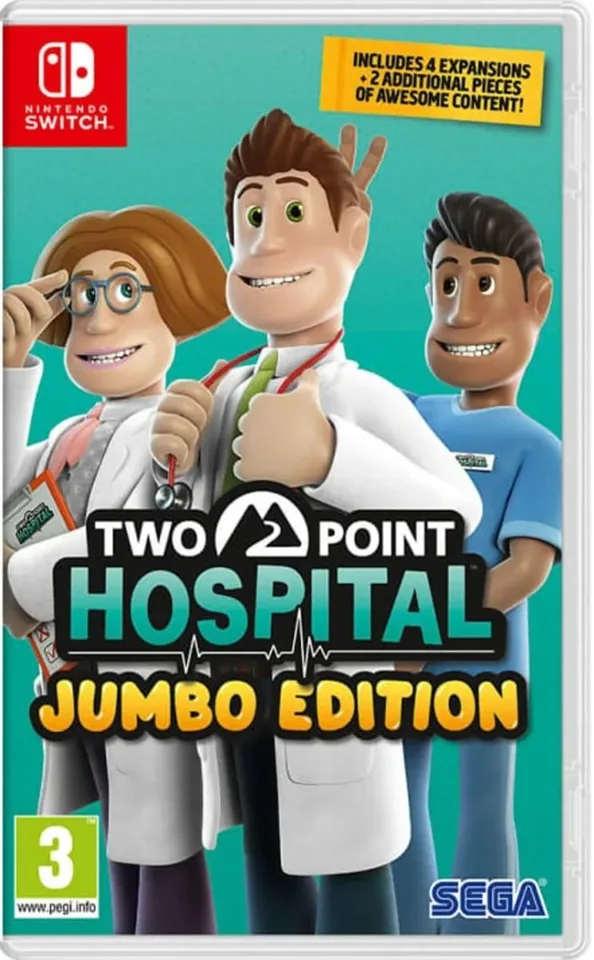 Two Point Hospital: Jumbo Edition - Nintendo Switch — produktfoto