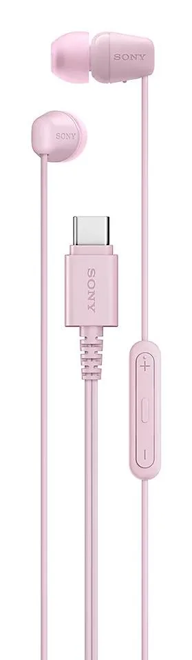 Sony IER-EX15C - øretelefoner med USB-C - lyserød Headset — produktfoto