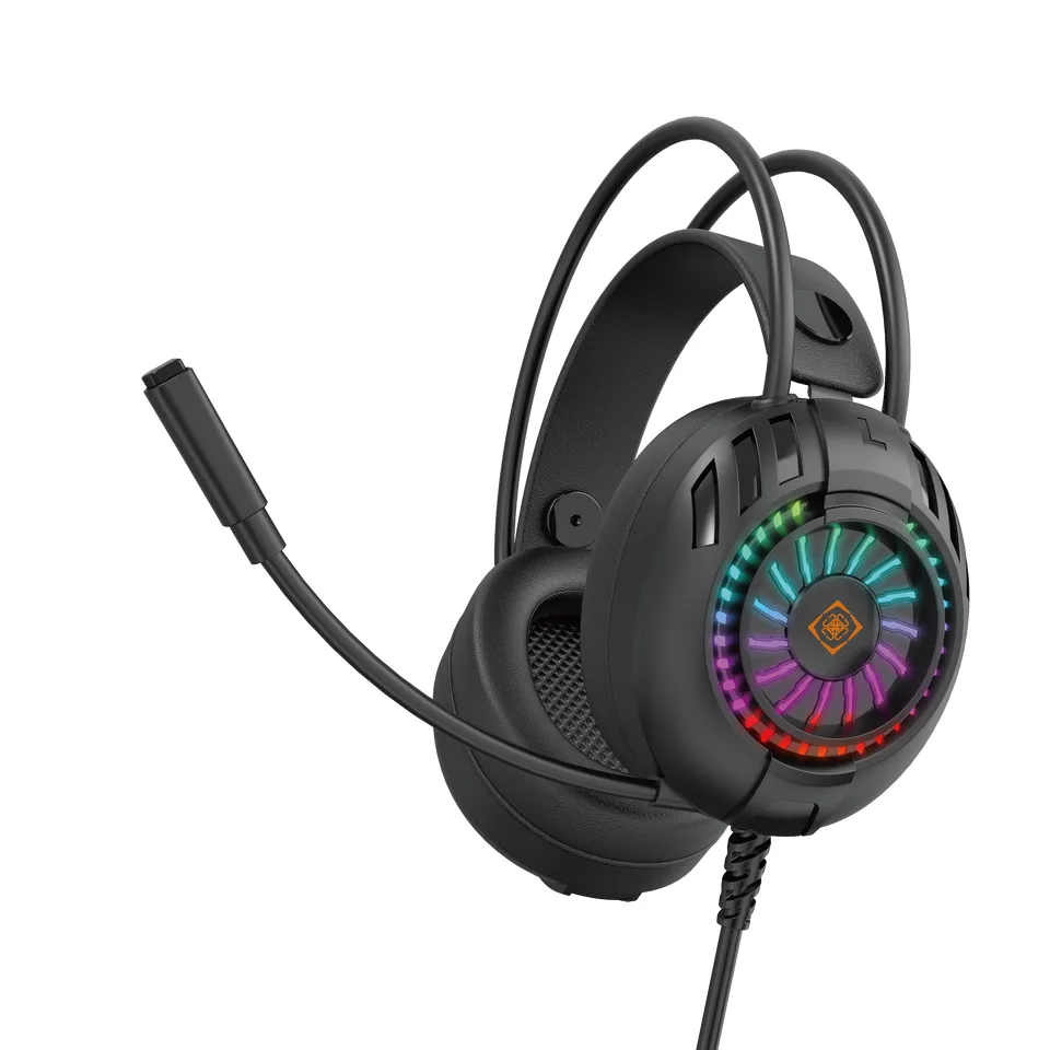 Deltaco Gaming DH140 gamingheadset med kabel - sort — produktfoto