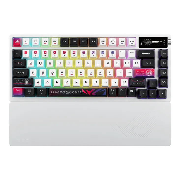 ASUS ROG Azoth X - Nordic - Hvid Tastatur — produktfoto