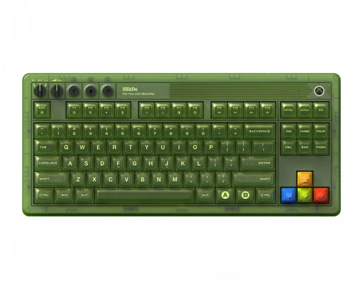 8BitDo Retro 87 Mechanical Keyboard - Xbox Edition - US Tastatur — produktfoto