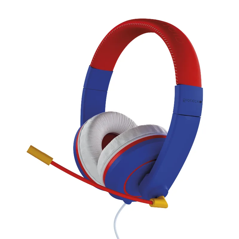 Gioteck XH-100S Kablet´Stereo Headset (Blå/Rød) — produktfoto