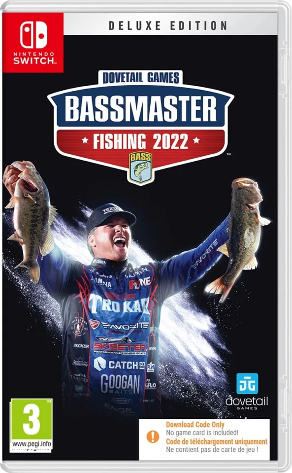 Bassmaster Fishing 2022 Deluxe Edition (Code in Box) - Nintendo Switch — produktfoto