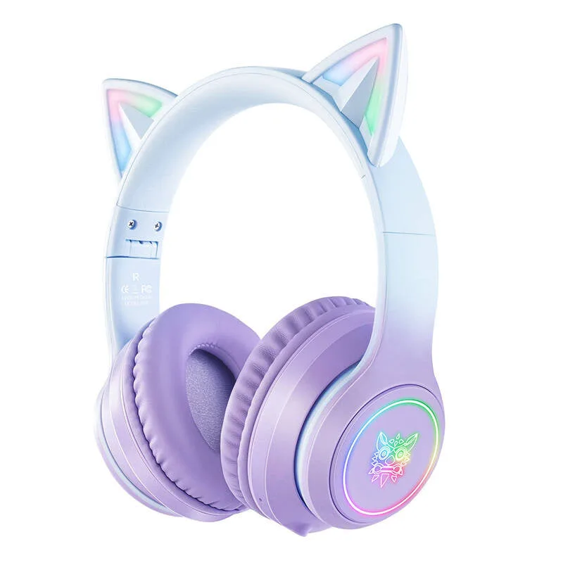 ONIKUMA B90 Gaming Headset - Blå/Lilla — produktfoto