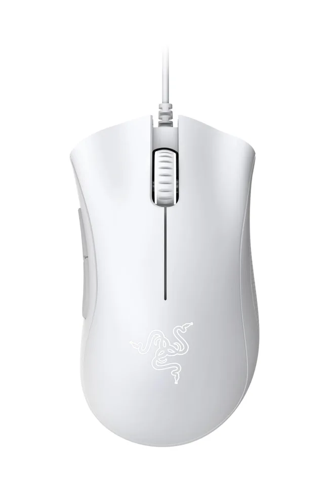 Razer Deathadder Essential Gaming Mouse - White Mus — produktfoto