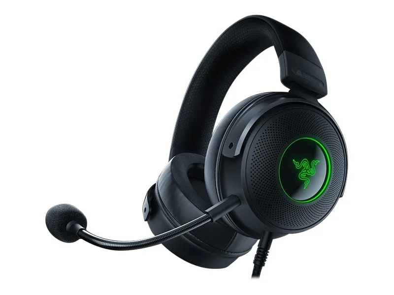Razer Kraken V3 Kabling Headset Sort — produktfoto