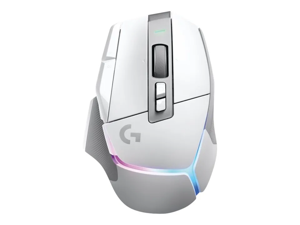 Logitech G G502 X PLUS Optisk Trådløs Hvid Mus — produktfoto