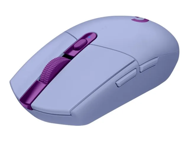 Logitech G305 Optisk Trådløs Lilla Mus — produktfoto