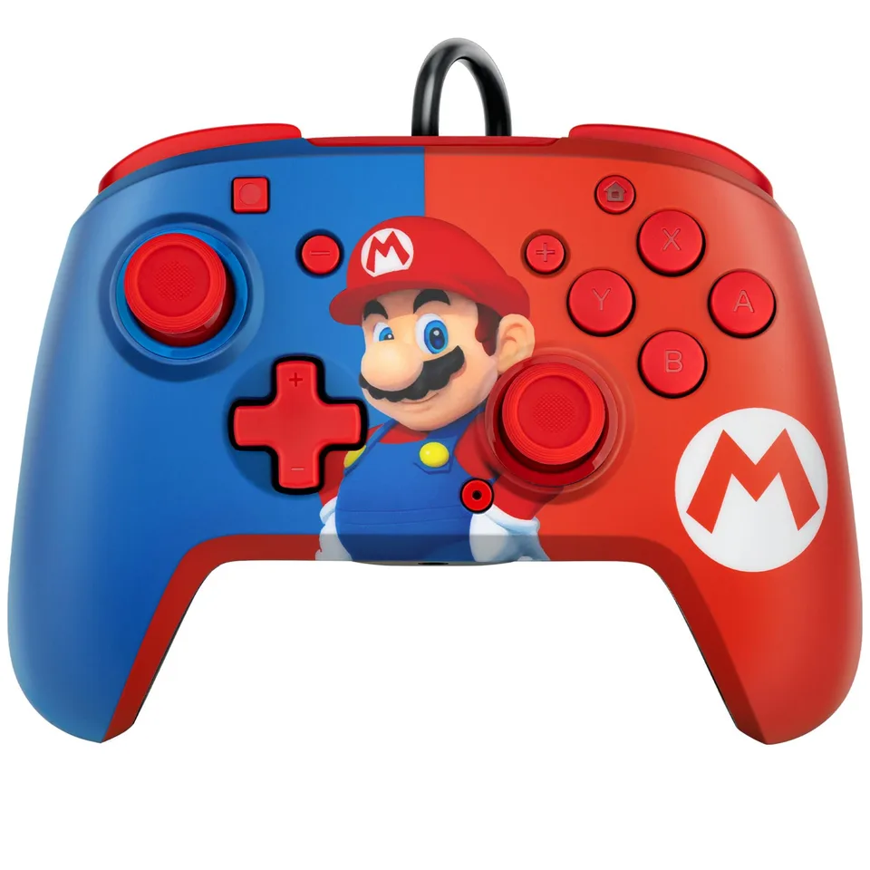 PDP Nintendo Switch Faceoff Deluxe Controller + Audio - Mario — produktfoto